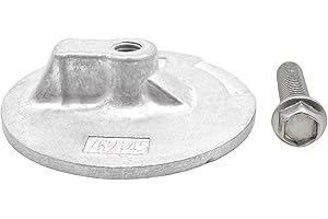 HeuroFosh 76214Q5 Zinc Anode for MerCruiser Alpha one Gen 2 and Bravo I II III Stern Drives Mercury Mariner 35-300 HP Outboard Motors Replace 762142 76214A5 Sierra 18-6016