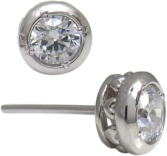 Amazon プレジュール プラチナ Pt900 ハート 一粒 ダイヤモンド ピアス メンズ ピアス 通販