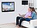 DuaFire Amplified HDTV Antenna, Super Thin Digital Indoor HDTV Antenna - 25 Miles Range with 10ft High Performance Coax Cable