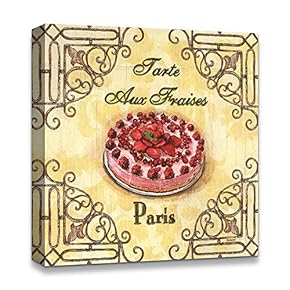 Canvas Wall Art Abstract Antique Style Painting Artwork for Home Prints Framed - 12x12 inches