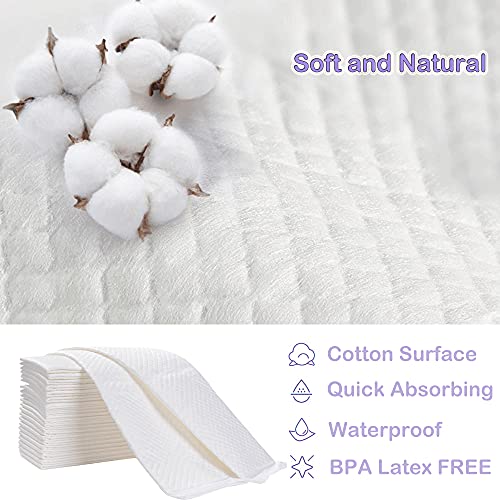 Disposable Changing Pad Liners 50 Pack Incontinence Changing Pads