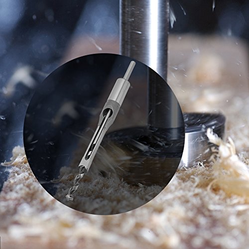 Square Hole Drill Bit, 1pc 10mm/16mm Square Hole Mortiser Drill Bit DIY Woodworking Tools(10mm) - Thumbnail 5