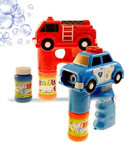 Mozlly Light and Sound Bubble Guns (Firetrucks)