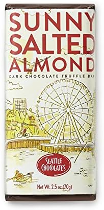 Seattle Chocolates, Sunny Salted Almond, 2.5 oz