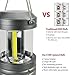 Camping Lantern, Hausbell LED Camping Lantern with 9AA Batteries and Magnetic Base, Collapsible Flashlights (3 Pack)