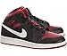Nike 1 Mid White Red Youths Trainers - 554725-020