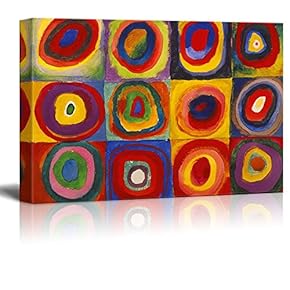 Abstract Squares with Concentric Circles Squares with Concentric...