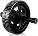 Utopia Fitness Ab Wheel & Roller - Core & Abdominal Trainer - Portable and Double Wheel Carver for Strengthening & Shaping Arms, Abs, Shoulders, Back