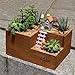 Mecai Small woonden Succulent Planter Box Window Indoor House Cacti Flower Fairy Plants Container,Idea Gifts