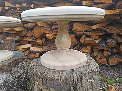 Small 25 cm Linden Cake Stand Wooden cake stand, Wedding Cake