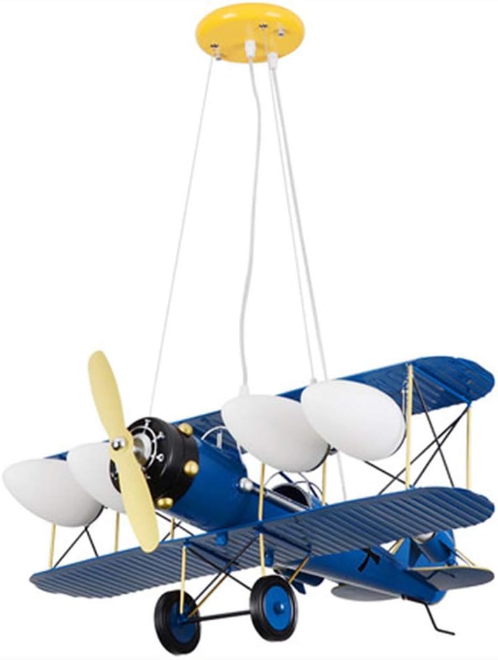 DBL Flugzeug-Deckenleuchte Mordens Kind-Karikatur-Pendelleuchte grüne