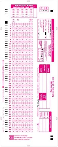 PDP 100 A-J (865-E Compatible) Test Answer Forms - (500 Pack)