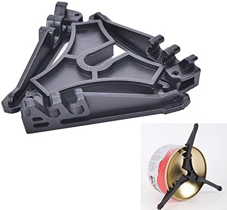 DouFole PC Black Sports Entertainment 20023mm Canister Stand Tripod Gas Tank Bracket Gas Bottle Shelf Outdoor Stoves