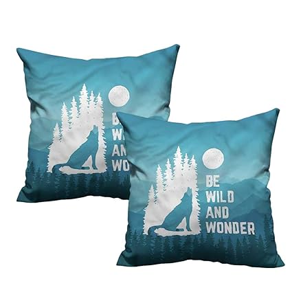 Amazon Com Adventure Travel Pillow Case Be Wild And Wonder 20 X