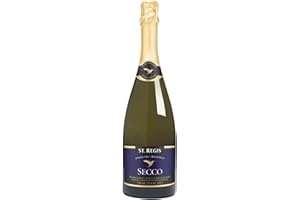 ST. REGIS Secco 25.4 Fl Oz (1 Pack) - Low Calorie and Sugar - Fruity & Floral Rich Flavor from North of Spain Vineyards