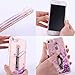 J4 2018 Case Creative Flowing Liquid Glitter Quicksand Scalable Ring Buckle Shock Absorbing with Kickstand Feature Soft Bumper Protective Cover for Samsung Galaxy J4 (2018) J400. Y Liquid Purple