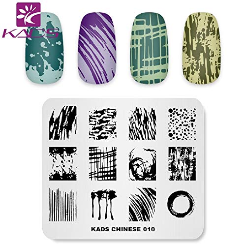 KADS Stamping Plates for Nail Art Chinese Style Template Image Plate Stencil Nails Tool(CN010)