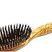 Fendrihan Men's Oval Hairbrush Pure Bristle with Real Olivewood Handle, Made in Germany