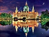 Buffalo Games Reflections: New Town Hall, Hanover, Germany Jigsaw Bigjigs Puzzle (750 Piece)