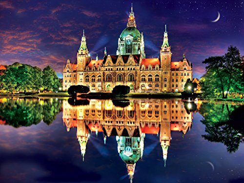 Buffalo Games - Reflections - New Town Hall, Hanover, Germany - 750 Piece Jigsaw Puzzle