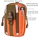 LingAo Tactical Molle Pouch EDC Utility Gadget Belt Waist Bag, Camping Hiking Outdoor Gear Cell Phone Holster Holder for iPhone 6/6S (Orange)