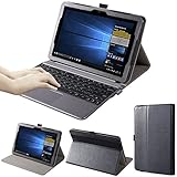 KuRoKo Premium PU Leather Case Cover Cover Case for ASUS 10.1” Transformer Mini T103HA (Black)