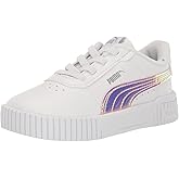 PUMA Kids' Carina 2.0 Holographic Alternate Closure Puma White-Puma Silver Toddler 7