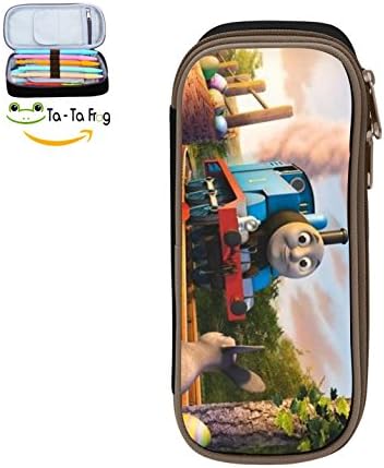 Happy Thomas Train Pencil Pen Case Holder Pouch Makeup Original Student Pocket Purse Cosmetic Bag Light and Comfortable Simple Easy to Carry