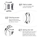 Taurus Zodiac Sign Charm fit Pandora Charms Bracelet, 925 Sterling Silver Plated Platinum Bead Charm 12 Horoscope Constellation Charm for US European Bracelet and Necklace, Birthday Gifs BJ09026
