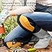BESKAR Pro Flooring Knee Pads with Heavy Duty Foam Padding and No-slip Leather Stabilizers, Durable Straps & Adjustable Easy-Fix Clips, Kneepads for Work, Construction,Gardening, Cleaning & Roofing