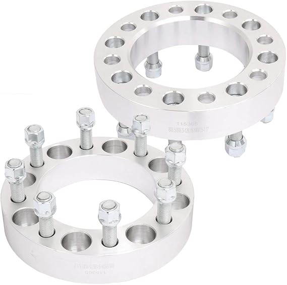 SCITOO 8 Lug 1.5" Wheel Spacers 8x6.5 to 8x6.5 14x1.5 fits