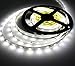 KPBOTL LED Strip Light SMD5630 DC12V 5M 300led Flexible 5730 Bar Light High Brightness Non-waterproof Indoor Home Decoration White + DC Power 12V 2A