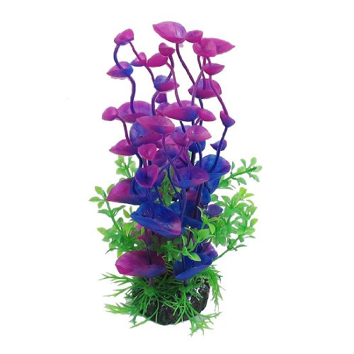superdream Landscaping Water Plant Decoration for Aquarium, 7.87-Inch, Purple