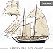 CAVEEN 1:130 DIY Ship Assembly Model Kits Classical Wooden Sailing Boat Scale Model Decoration 380x130x270mm