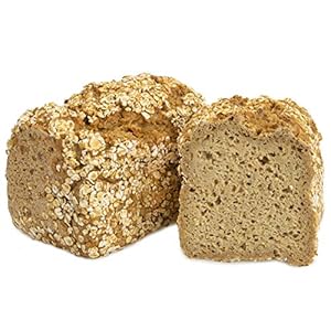 Bio Haferbrot glutenfrei 500 g Haferflockenbrot Vollkornbrot vegan reich an Beta Glucan (frisch)
