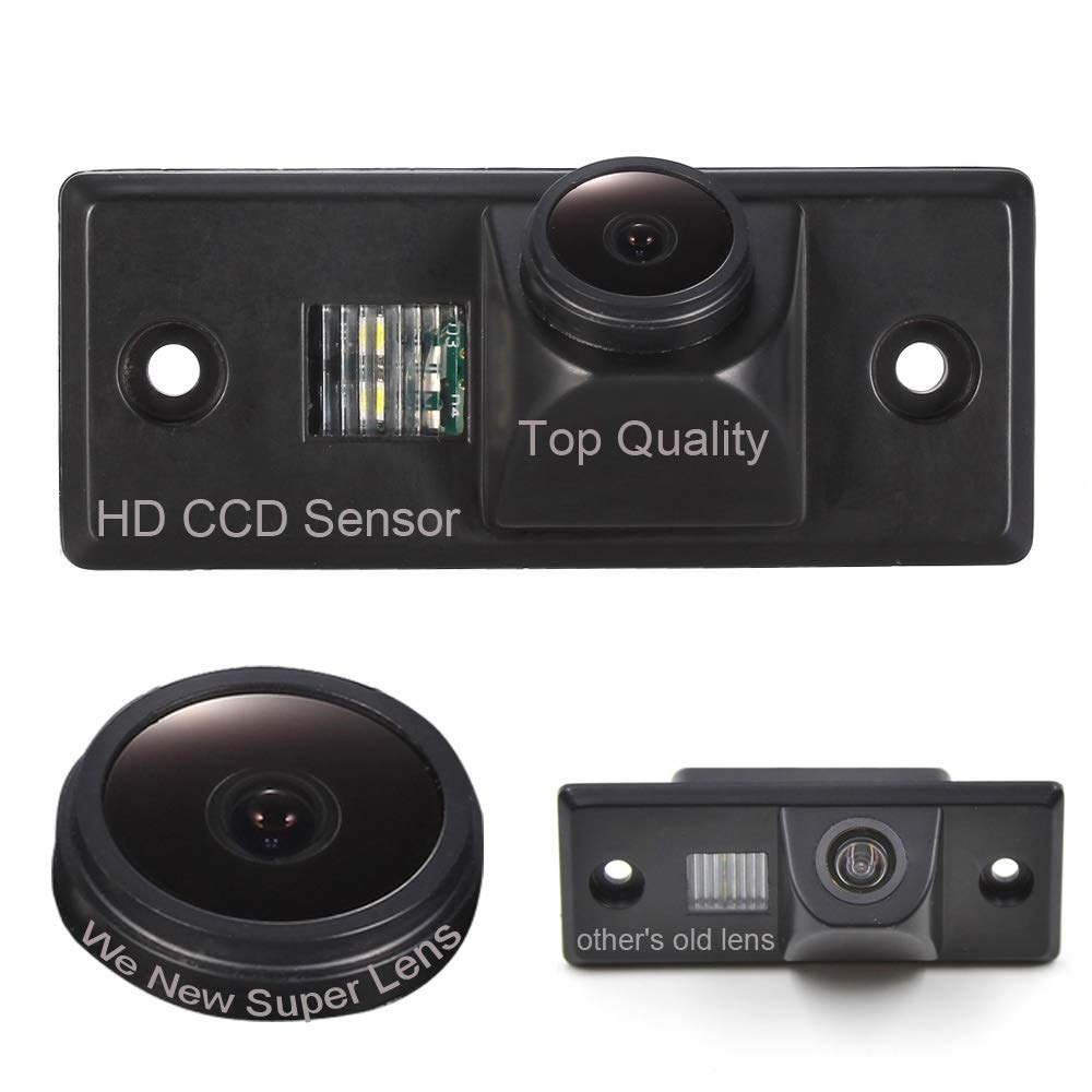 Definition Vehicle Camera 170 Wide Angle Universal Night Vision Rear View Camera IP68 Reverse Camera replacement for Touareg/Tiguan Santana/Polo/Skoda Scirocco Fabia/Golf 4/5/6 Variant/Cayenne/Bora