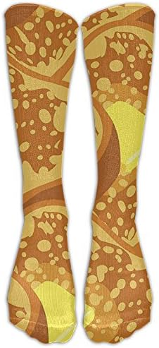 Toast Food Unique Knee High Socks Hiking Tube Socks For Women