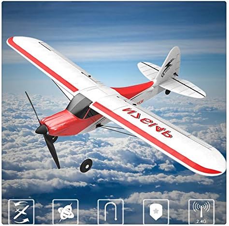 HolidayLife RC Airplane, Remote Control Glider Plane, 4CH RC Airplane Aircraft Built in Gyro System Easy to Fly 761-4 RTF, Gift for Kids Over 14+, Beginners, Experts and RC Lovers