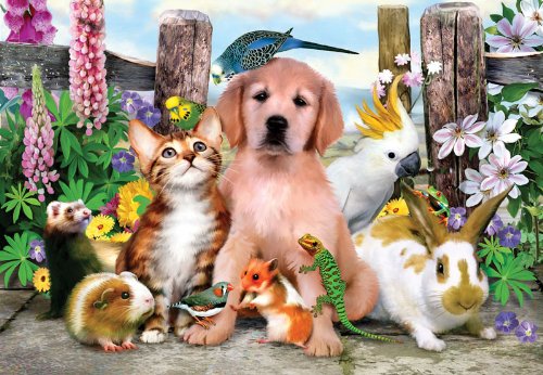 Good Companions a 500-Piece Jigsaw Puzzle by Sunsout Inc.