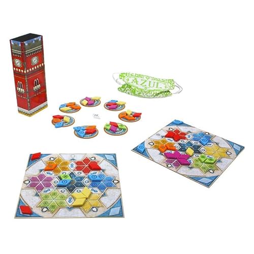 Plan B Games , Azul , Tile Laying Game , Ages 8+ , 2 to 4 Players , 30 to 45 Minutes Playing Time,Black : Unknown