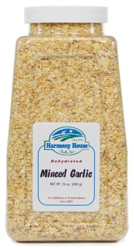 Harmony House Foods, Dehydrated Garlic, Gourmet Minced (20 oz)