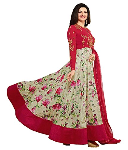 fstyletime prachi desai embroidered floor length anarkali suit