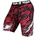Venum 3149-425 Tecmo Vale Tudo Shorts, Red/White, Large