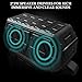 DLAND Water Resistant Wireless Bluetooth Speaker - IPX6 Waterproof, HD Audio, Built-in Mic, Support 3.5 mm Audio Jack - Heavy Duty Dust Proof, Shockproof, Ultra Portable 【Best Outdoor Speaker】