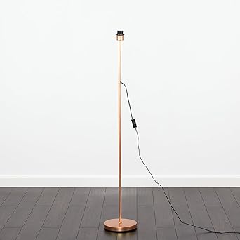 Modern Standard Floor Lamp Base In A Copper Metal Finish Amazon