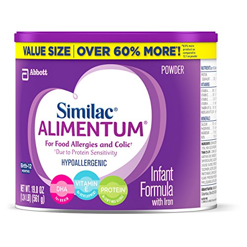 Similac Alimentum Hypoallergenic Baby Formula for Food Allergies and