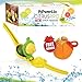 PowerLix 2 Bowl Aluminum Manual Lemon Squeezer with Orange Peeler
