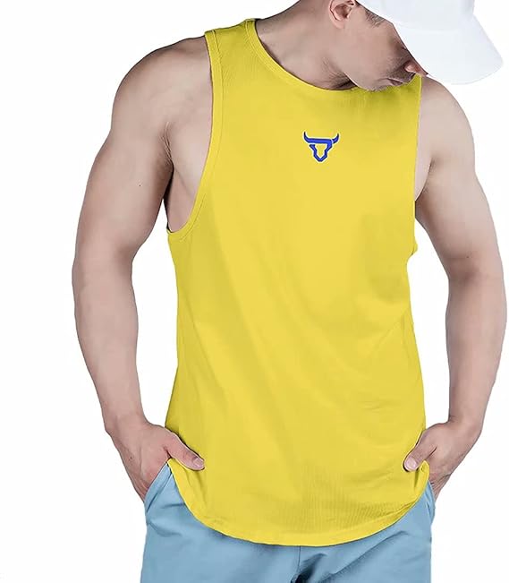 Amazon Orolnタンクトップ メンズ トレーニングウエア フィットネス Tシャツ 筋トレ ノースリーブ スポーツインナー 袖なし スポーツウェア 吸汗速乾 タンクトップ 通販