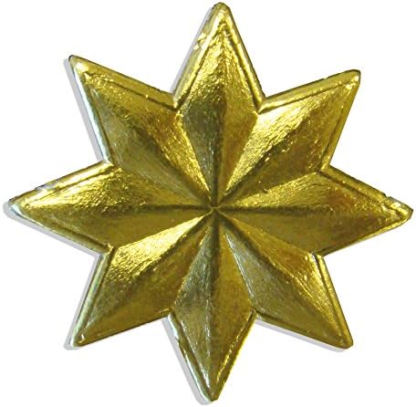 Walter Kunze Design 144-Piece Dresden Small Stars, Gold