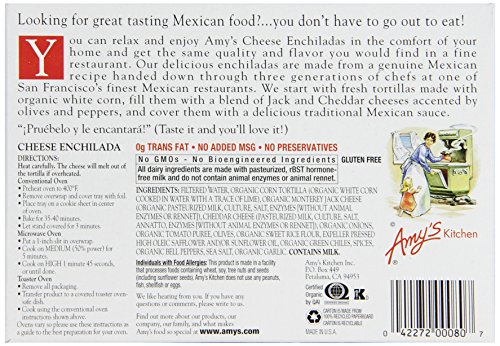 2 Amys+042272000807+Enchiladas+Cheese+Frozen